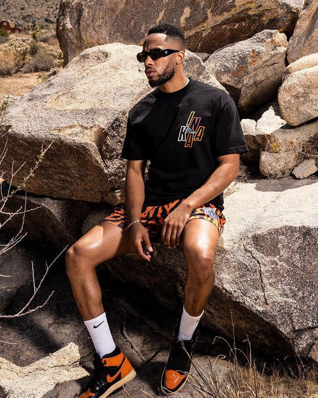 Tiger Stripes Mesh Shorts