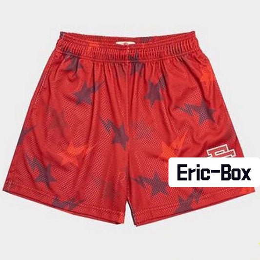 Red Star Mesh Shorts